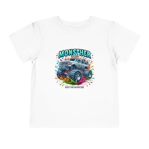 Monster Truck Adventure Toddler Tee - Cute Kids Shirt, Gift for Boys, Playtime - Picture 1 of 5