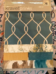KRAVET Prints Malabar Coast 55 pcs Large Fabric Sample Book - Picture 1 of 12