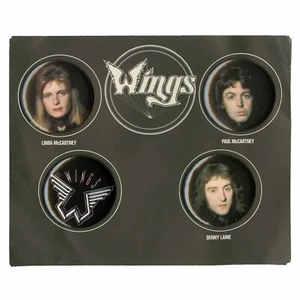 Paul McCartney 1970s Wings Merchandising Badges (UK) - Bild 1 von 1