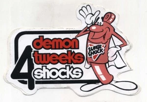 Adesivo 4 DEMON TWEKS Shock absorbers Ammortizzatori advertising sticker promo - Picture 1 of 1