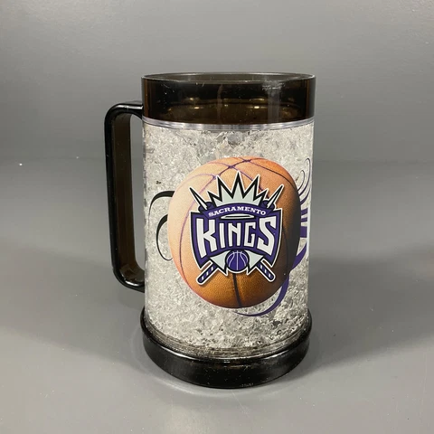 Sacramento Kings NBA Basketball Clear Frosty Freezer Mug Cup - Team Logo Sports Cover