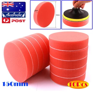 10pc 6" Foam Polishing Pad Sponge Buffing Pads Kit for Car Waxing AU - Picture 1 of 10