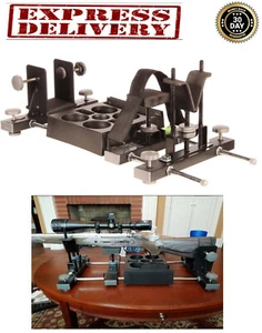 Gun Cleaning Sighting Vise Handgun Holder Stand Rifle Scope Smithing Mounting - Picture 1 of 8