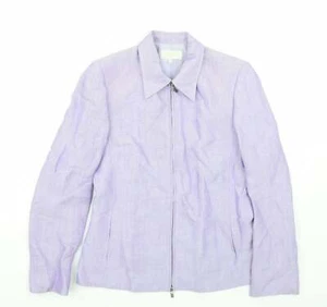 Marks & Spencer Womens Purple Jacket Cape Size 10 - Picture 1 of 12