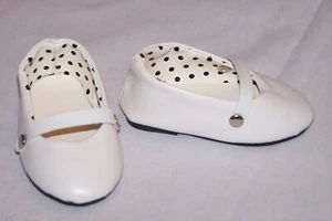Ropa para muñecas zapatos de 18" blanco vestido de ballet para muñecas American Girl - Imagen 1 de 2