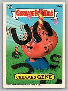 1987 Topps Garbage Pail Kids NM+ Creamed Gene GPK #396A SET BREAK - Picture 1 of 2
