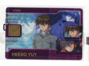 plastic card Gundam Wing W anime Heero Yuy DX07-035-152 - Picture 1 of 2