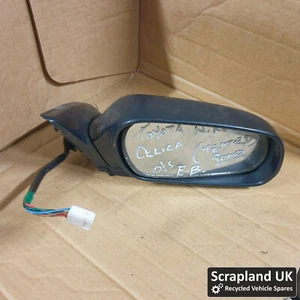Toyota Celica MK6 1993-1999 schwarz Fahrerseite elektrischer Außenspiegel E6013022 - Bild 1 von 2