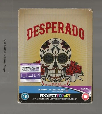 DESPERADO - UK EXCLUSIVE PROJECT POP ART BLU RAY STEELBOOK - NEW & SEALED - Image 1 of 3