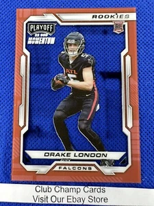 2022 #PMR-6 Drake London Panini Chronicles Playoff Football Falcons RC - Picture 1 of 2