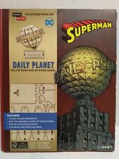 Daily Planet: Deluxe Book & 3D Wood Model by Matthew Manning Superman DC Comics