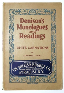 Monólogos y lecturas diarias de claveles blancos de Alphabell 1927 - Imagen 1 de 7