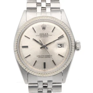 ROLEX Datejust Watches 1601 Stainless Steel K18 white gold overhauled used - Picture 1 of 12