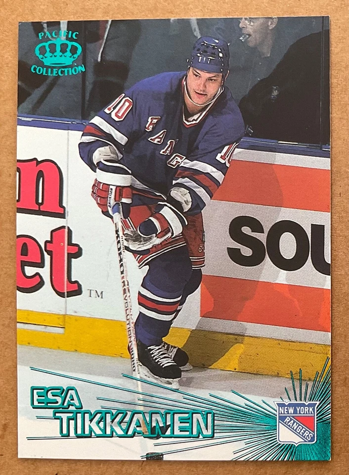 1997-98 ESA TIKKANEN PACFIC EMERALD PARALLEL INSERT CARD #249 NEW YORK RANGERS - Image 1 of 2