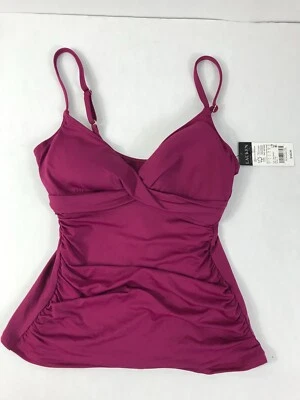 Traje de baño Ralph Lauren Tankini para mujer talla 6 púrpura de una pieza playa piscina natación Foto 1 de 4