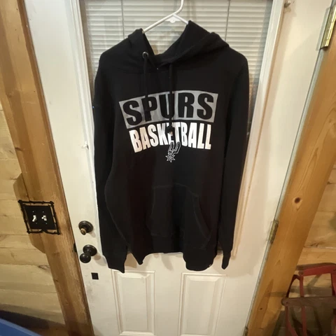 San Antonio Spurs Hoodie Extra Large Black NWT NEW NBA '47 Brand sweatshirt XL Cover