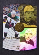 2022-23 Extended Series 97-98 SPx Retro Gold Rookies #SPX-22 Matias Maccelli /50