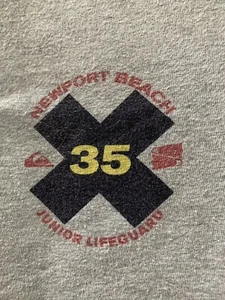 NBJG Newport Beach Junior LifeGuard tshirt quiksilver YS - Picture 1 of 5