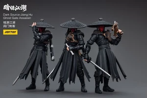 3pcs Joytoy 1/18 Dark Source-Jiang Hu Ghost Gate Assassin Action Figure Model - Picture 1 of 10
