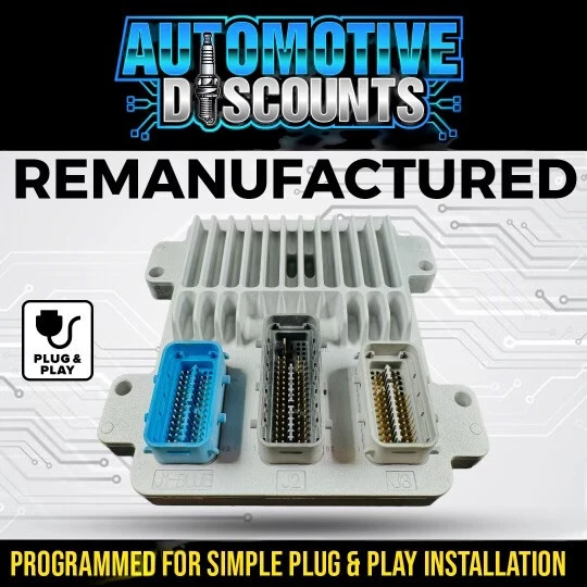 2005 GMC CANYON ENGINE COMPUTER VIN PROGRAMMED ECM PCM ECU 12597521 - Image 1 of 1