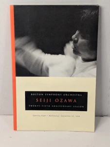 Seiji Ozawa Boston Symphony Orchestra 25° Anniversario Stagione 1998 Libro Programma - Foto 1 di 6