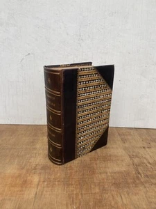 Antiquarian book THE WORKS OF RABELAIS, ILLUSTRATED GUSTAVE DORE Leather 1800s - Imagen 1 de 10