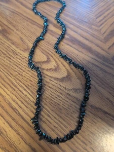 Bohemian Dark Stone Chip Halskette - Bild 1 von 3