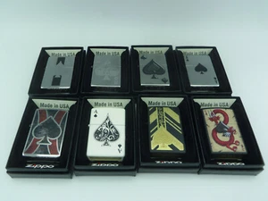 ZIPPO FEUERZEUG BENZIN NEU - AS DE PIQUE (Modell zur Auswahl) Original, Tempete - Bild 1 von 35