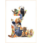 Zootopia Movie Poster, Disney Movie Pixar Kids Animated Film Poster Prints Wall 
