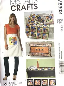 McCall's Sewing Pattern Apron Quilt Table Runner # 6302 - Picture 1 of 2