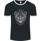 Viking Bear Symbols With Valknut Symbol Mens Ringer T-Shirt FotL