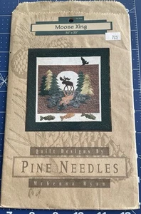 McKENNA RYAN Pine Needles MOOSE XING Quilt Pattern 1996 UNCUT Vintage - Picture 1 of 5