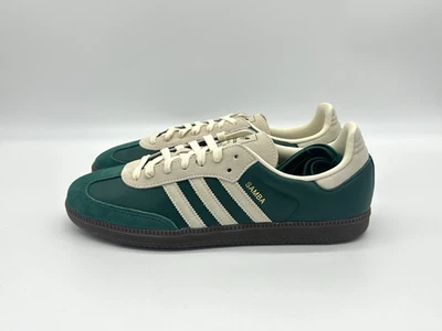 Adidas Samba OG Para hombres Talla 12 Colegial Verde Crema Blanco Goma Zapatos JI3215 Foto 1 de 4