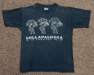 1991 Lollapalooza Tour T-Shirt Size Large ORIGINAL VINTAGE - Image 1 of 4
