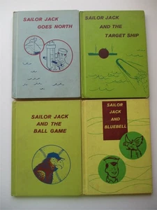 SAILOR JACK Series by WASSERMANN 4 Vintage Childrens Book Lot BLUEBELL BALL GAME - Picture 1 of 10