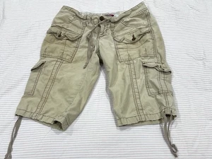 Unionbay Shorts Damen 7 beige tarnfarben Fallschirmjäger Militär Armee Cargo Y2K - Bild 1 von 10