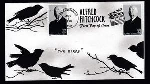 USA 3226 HITCHCOCK HAND PAINTED FDC BY WARREN LANGE #13 OF 13 VF VERY FINE BIRD - Picture 1 of 2