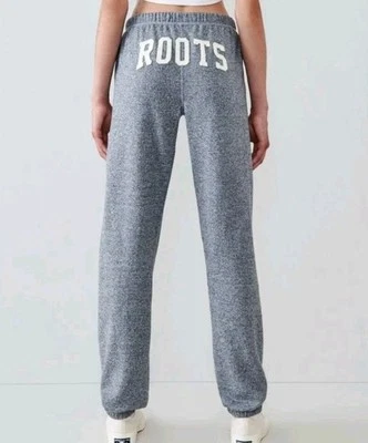 Kids Roots Sweatpants Cabin Canada 14 Youth Heathered Drawstring - Image 1 of 4