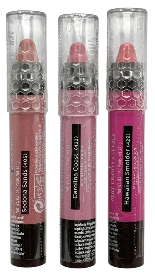 Burt's Bees 100% Natural Origin Moisturizing Matte Lip Crayon YOU CHOOSE - Image 1 of 1