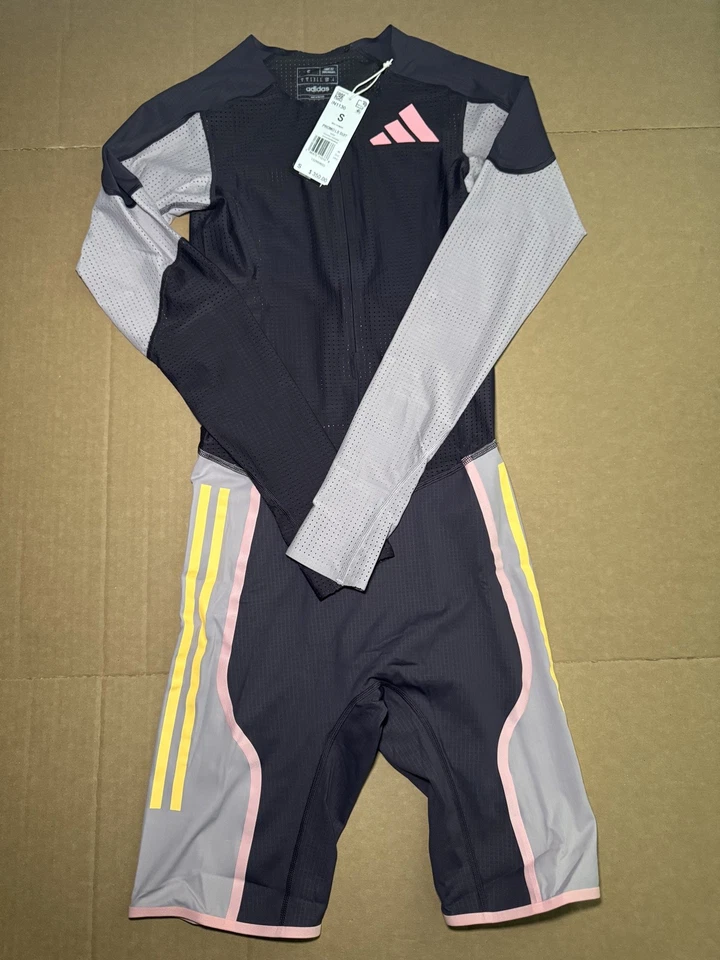 Adidas 2024 Pro Elite Team Promo LS Speedsuit Purple Men's Sz Small IN1130