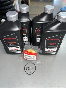 Honda 2015-2026 500 520 Pioneer Oil Change With Filter O-rings Drain Washer OEM - Foto 1 di 3