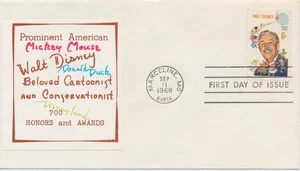 #1355 Walt Disney Koehler cachet First Day cover Scarce - Picture 1 of 1
