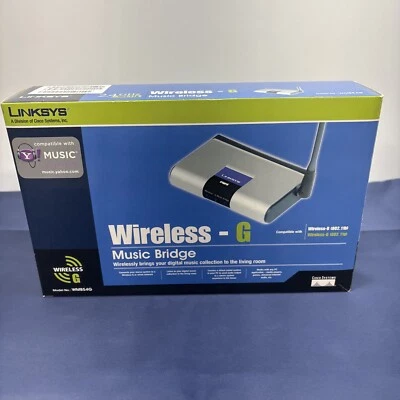 New in the Box Linksys Wireless - G Music Bridge  - Image 1 of 4