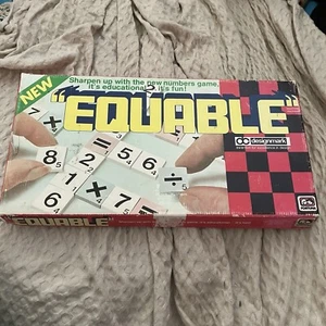 Equable The Mathematical Version Of Scrabble 1973 Vintage Board Game New Zealand - Picture 1 of 24