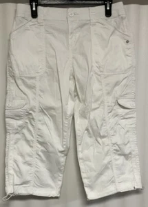 Style & Co Petite Midrise Comfort Waist Capri Cargo Pants Women’s Size 8P. 8242 - Picture 1 of 4