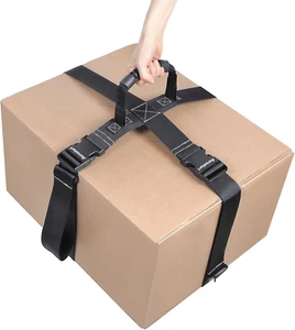 Box Carrying Strap with Handle, Handheld Belt for Safely Moving and Lifting Heav - Picture 1 of 11
