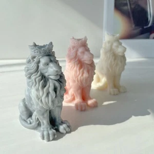 3D Lion Candle Mold Animal Mold Lion Mold Silicone Mold for Resin Candle Mold - Picture 1 of 6
