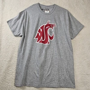 Camiseta Universidad Estatal de Washington Hombres Mujeres Grande Gris WSU Logo Pumas - Imagen 1 de 11