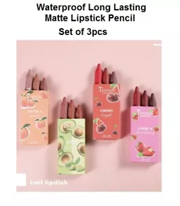 Teayson hochpigmentierter matter Lippenstift einziehbarer 3er-Set - verpackt - Farbton auswählen - Bild 1 von 5