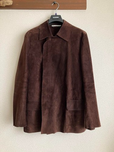 SAINT LAURENT (YSL) Giacca di pelle marrone Yves Saint Laurent Rive Gauche taglia 44